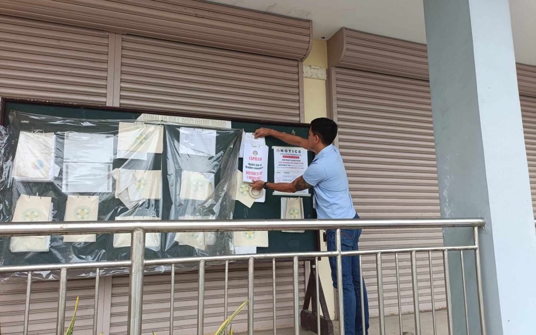 POSTING OF ELECTION MASTERLIST OF VOTERS