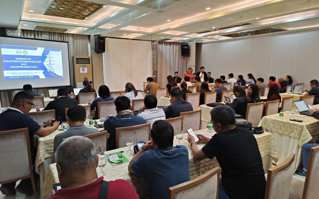 CAPELCO PARTICIPATED IN SEMINAR ON PHILIPPINE DISTRIBUTION CODE AND PHILIPPINE GRID CODE