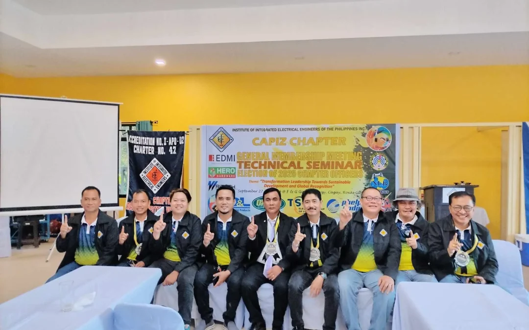 CAPELCO ENGINEERS PARTICIPATED IN THE IIEE CAPIZ CHAPTER GENERAL MEMBERSHIP MEETING