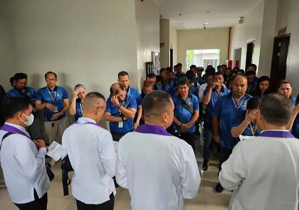 CAPELCO EMPLOYEES OBSERVE ASH WEDNESDAY