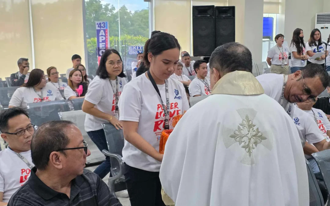 CAPELCO employees gathered for a Monthly Mass Celebration and AGM’s Meeting for the month of May