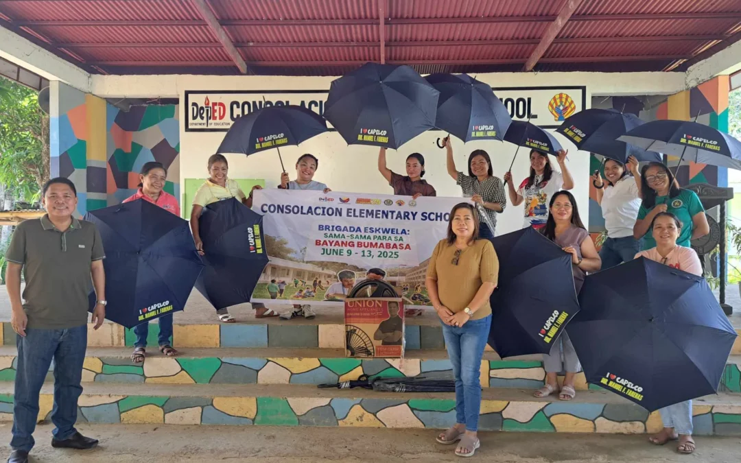 CAPELCO Dir. Manuel Farenas Supports Brigada Eskwela at Consolacion Elementary School, Dumalag, Capiz