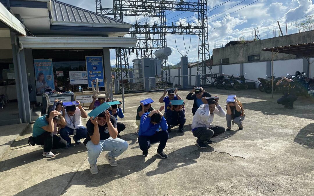 CAPELCO Mambusao Area Office Joins Regionwide Earthquake Drill